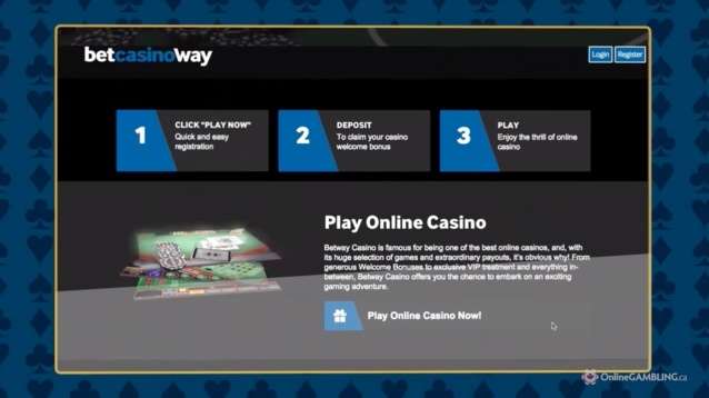 Betway Casino Bildschirmfoto