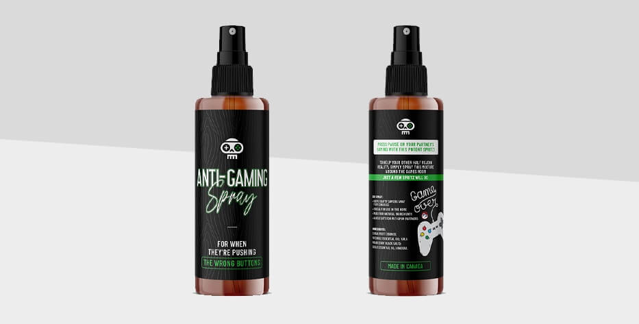 Verwenden Sie Anti-Gaming-Spray